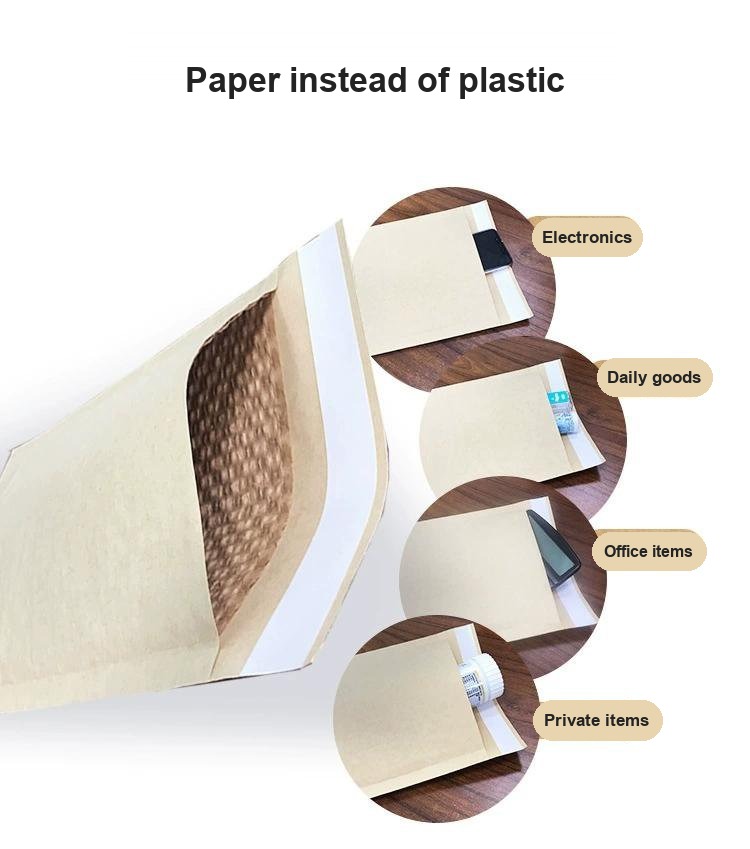 Embossed Bubble Paper Mailer Bags